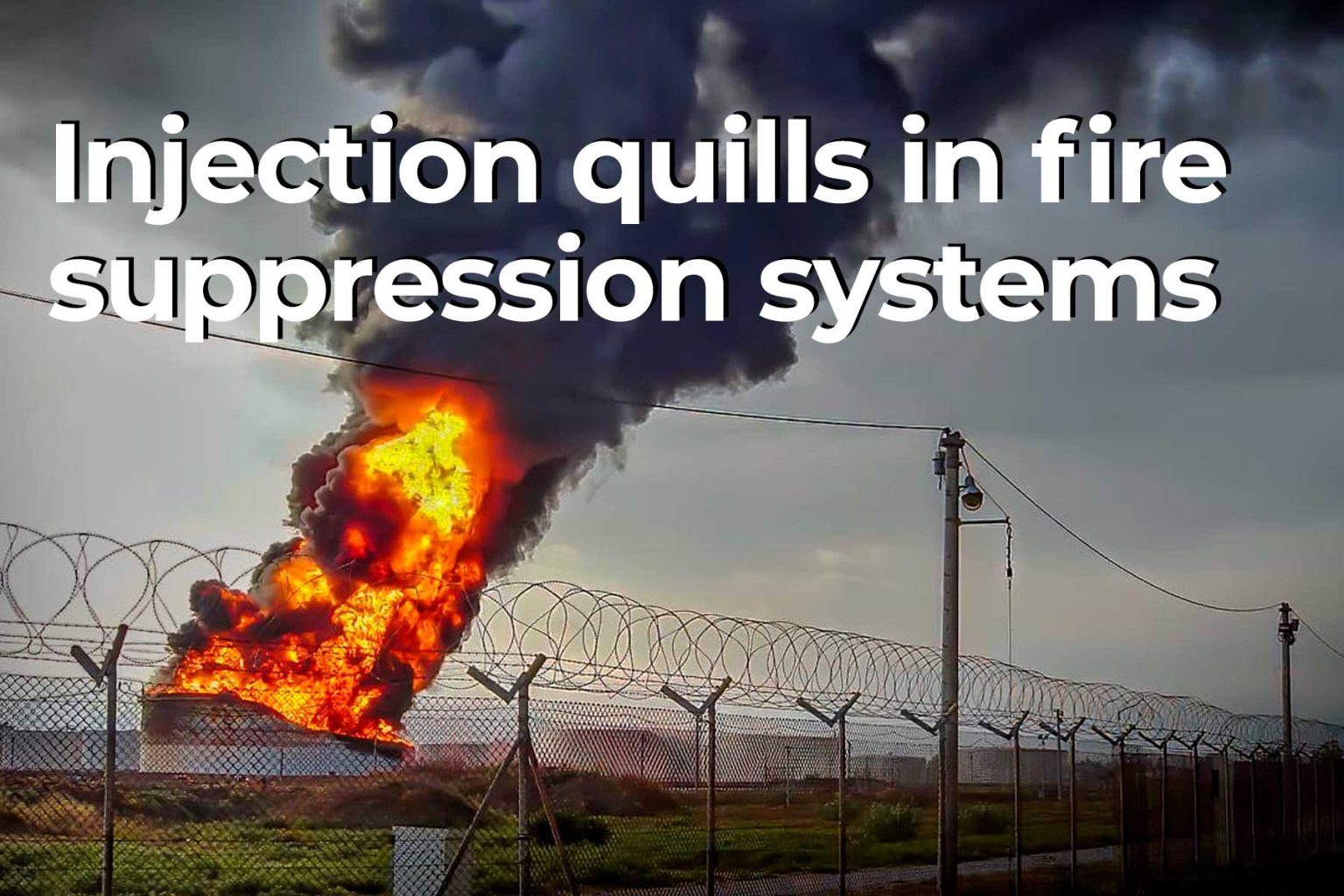 Benefits of using injection quills in fire suppression systems ...