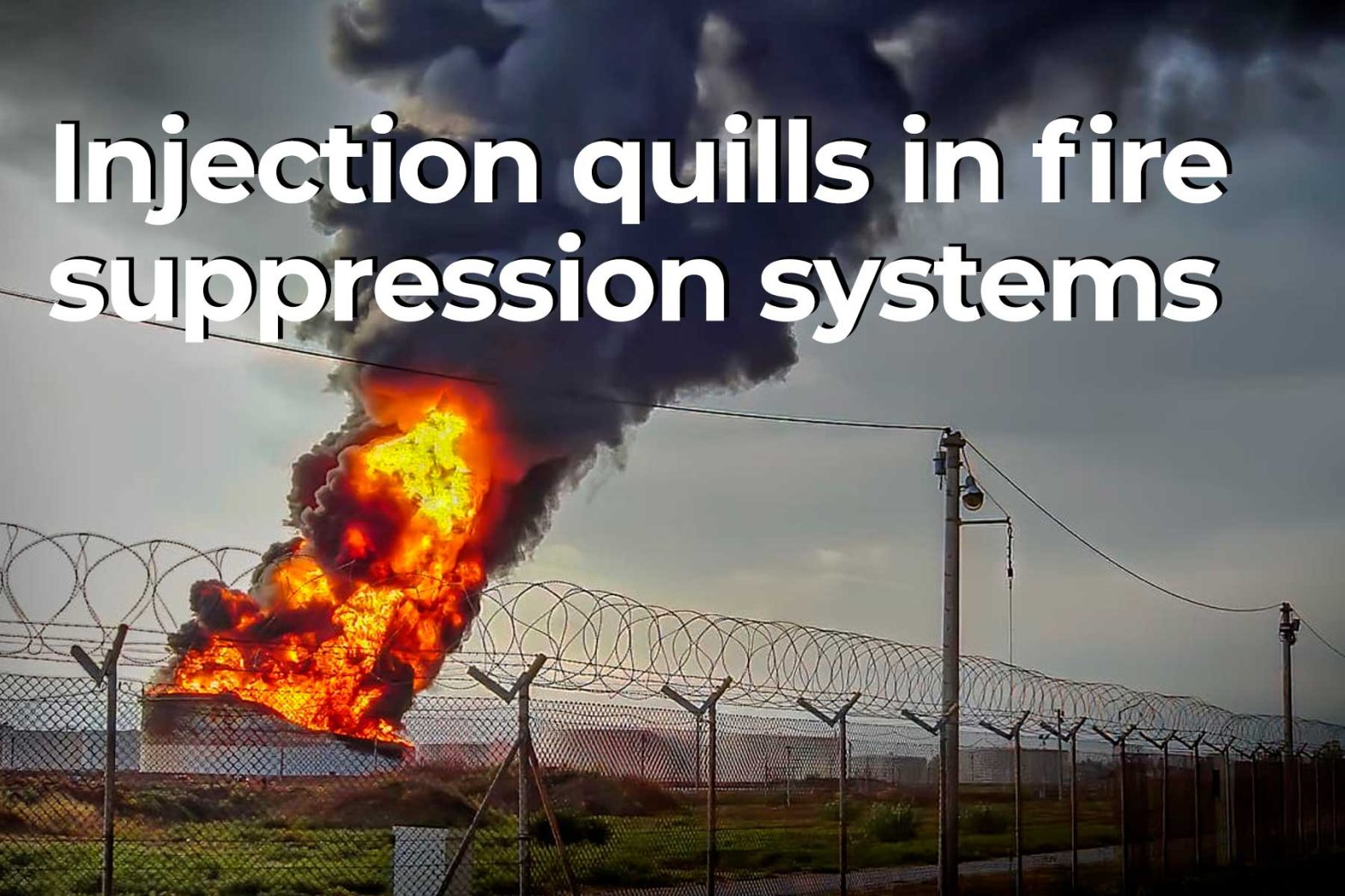 Benefits of using injection quills in fire suppression systems