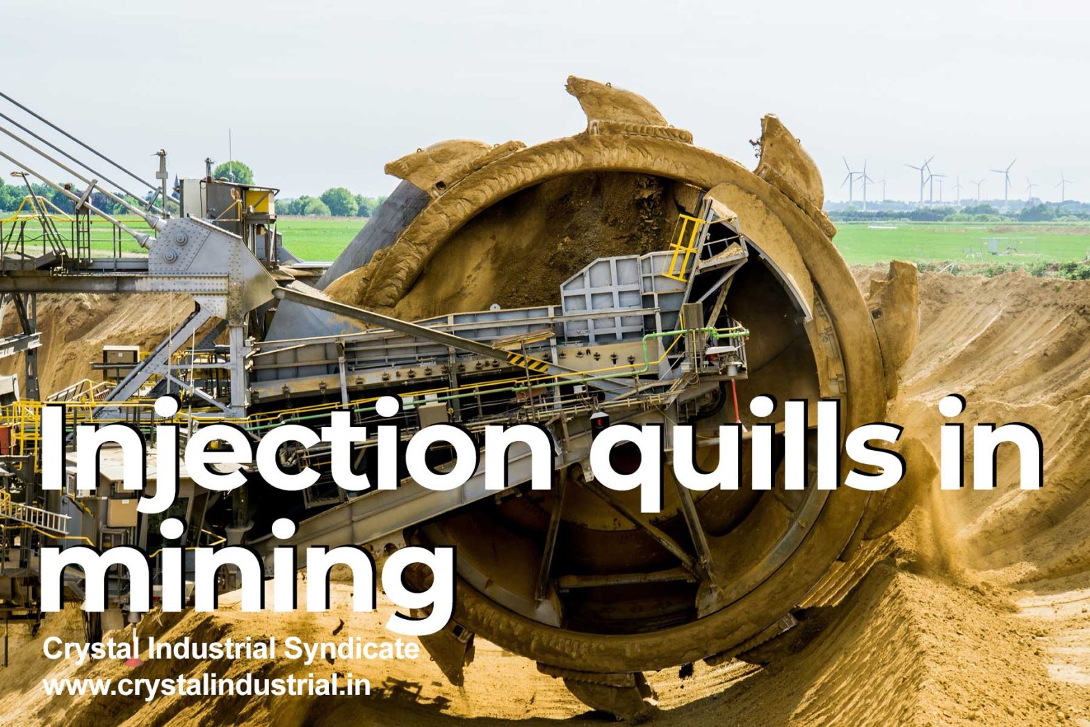 Injection quills in mining